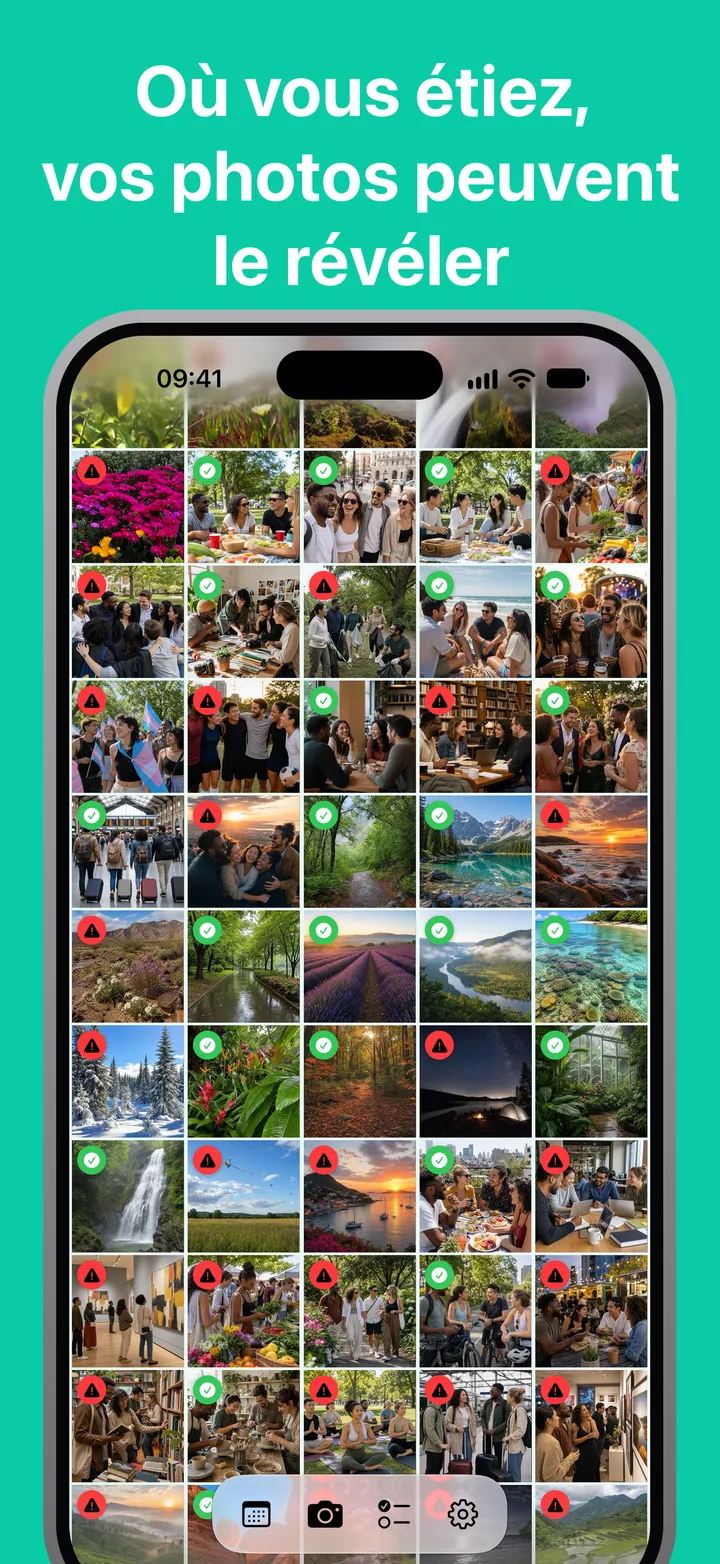 Où vous étiez, vos photos peuvent le révéler