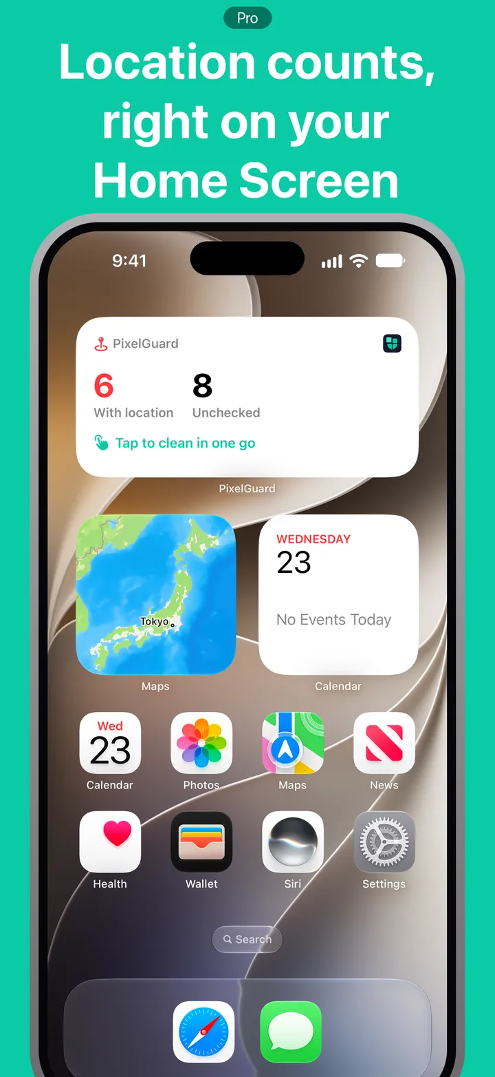 Location counts, right on your Home Screen